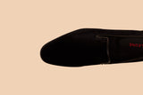 Velvet Loafers Black