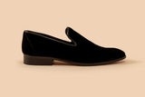 Velvet Loafers Black