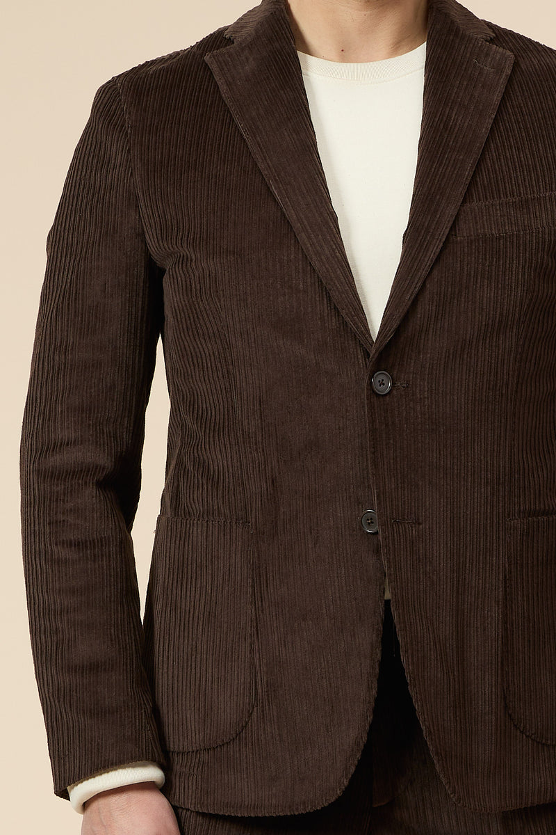Dark Brown Corduroy Suit
