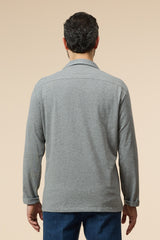 Sartorial Long Sleeve Polo Grey