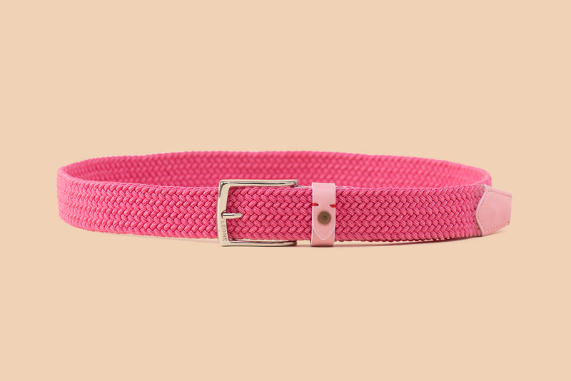 Pink Woven Belt